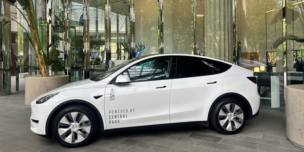 Introducing the Central Park Tesla EV Car Share