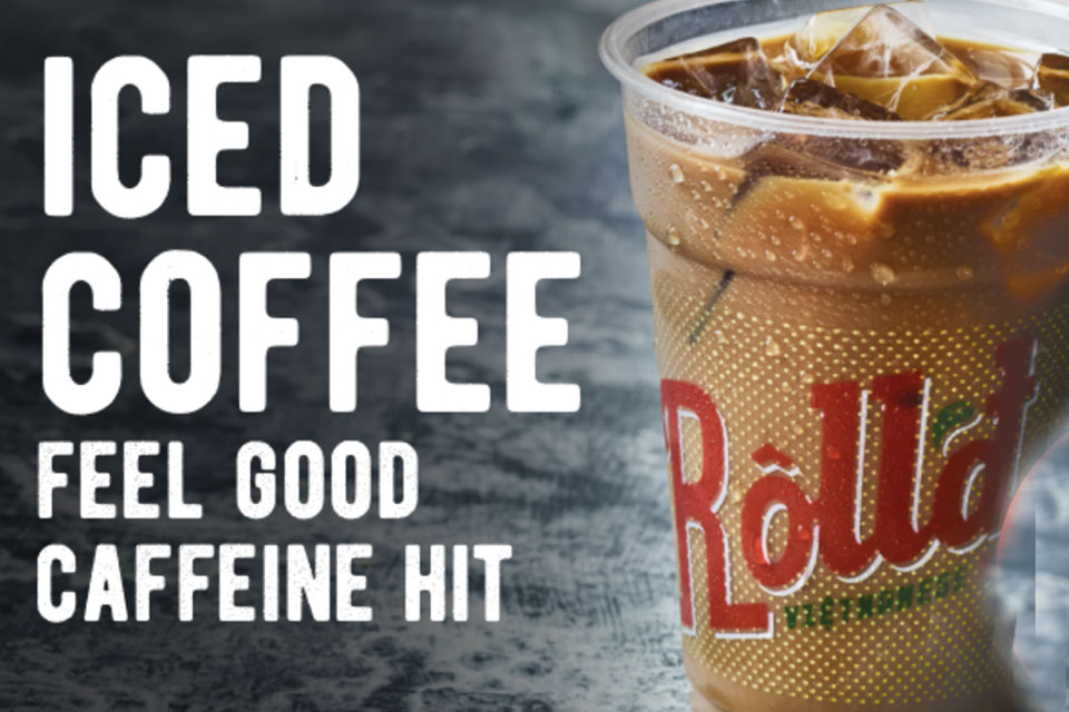 $2* Iced Coffee at Roll'd