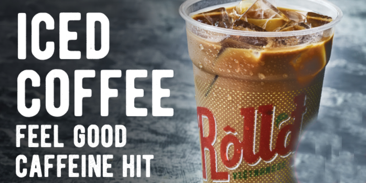 $2* Iced Coffee at Roll'd